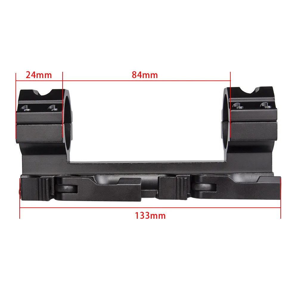 25.4/30MM Pipe Diameter Sight Connecting Inclined Arm Bracket Fixture 20mm Rail AR15 M4 Scope Mount CS Outdoor Sport