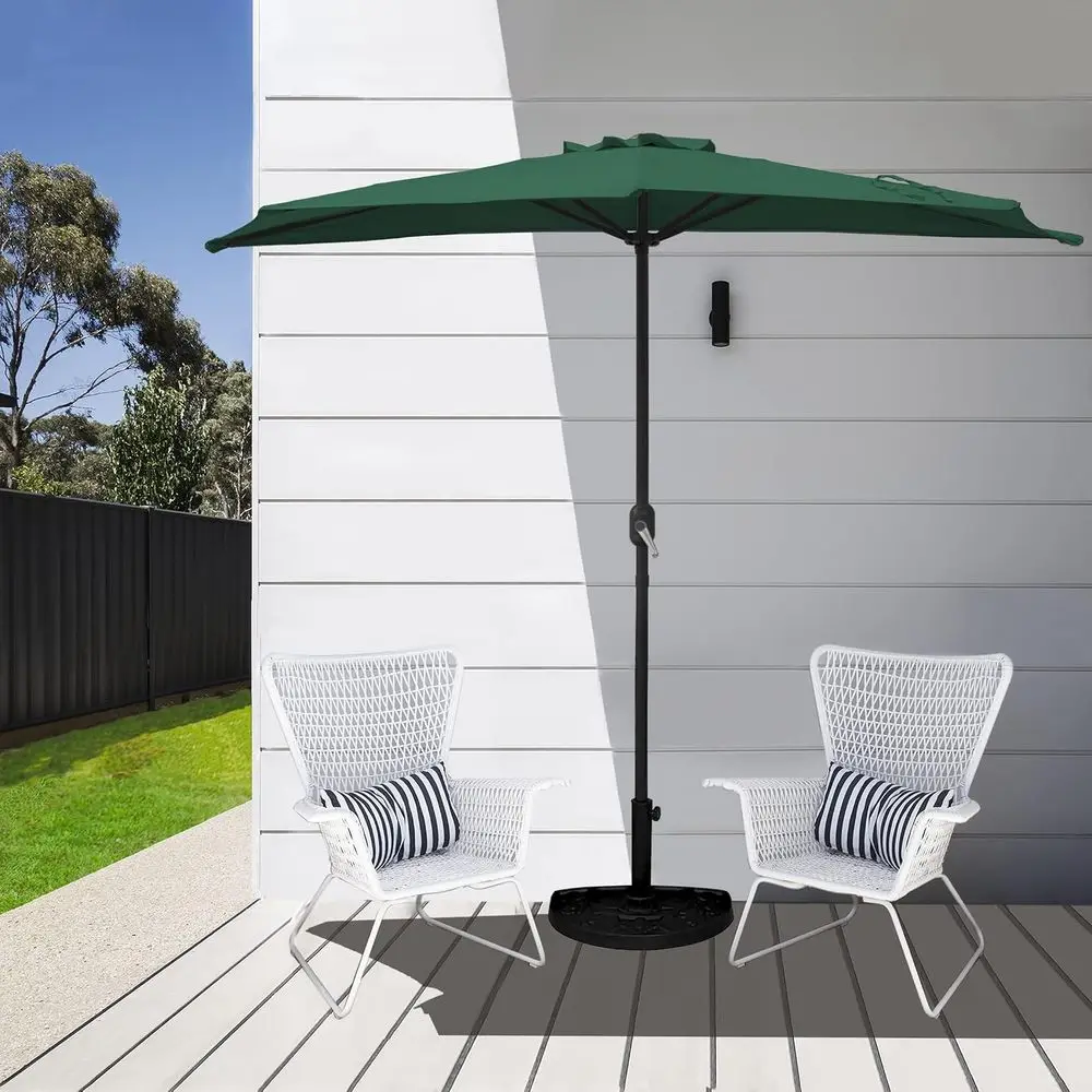 9 Foot Outdoor Patio Aluminum Market Umbrella with Canopy
