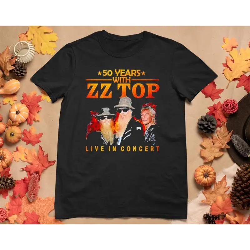 

Футболка 50 лет с Zz Top Live In Concert The Memories S 4XL Eg730