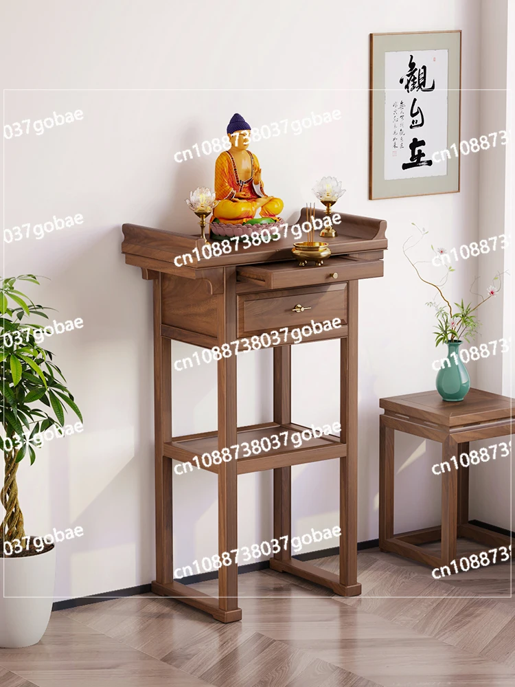 CX New Chinese Solid Wood Offering Table Incense Table Home Small Shentai Table