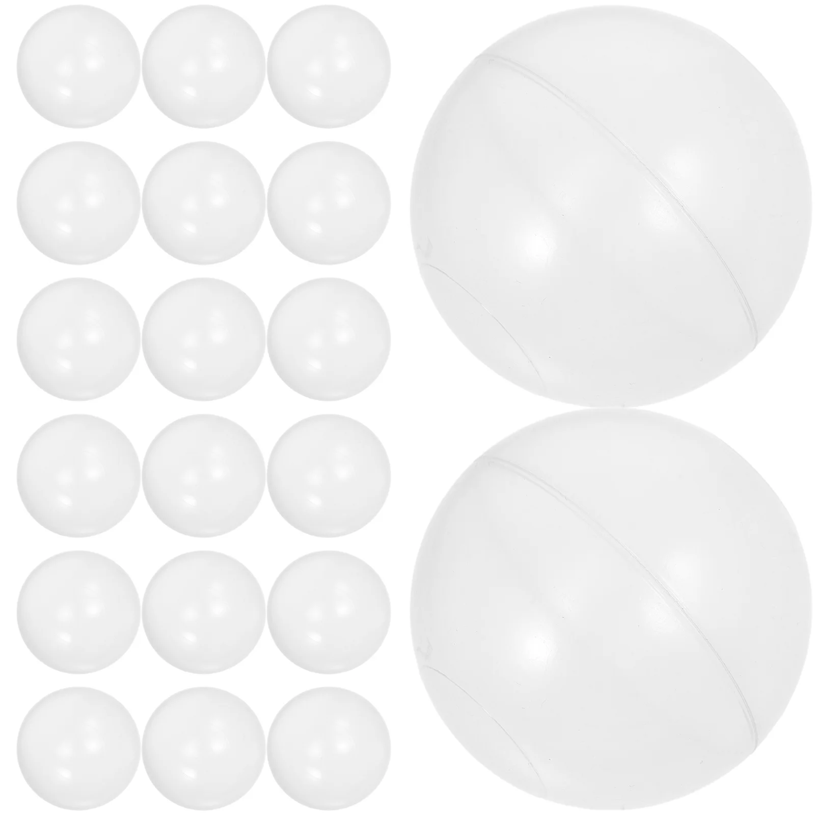 50個のオーシャンボール 6cm 耐圧性プラスチック製プレイピットボール ソフトクリア感覚遊びビーチプールパーティー子供幼児用