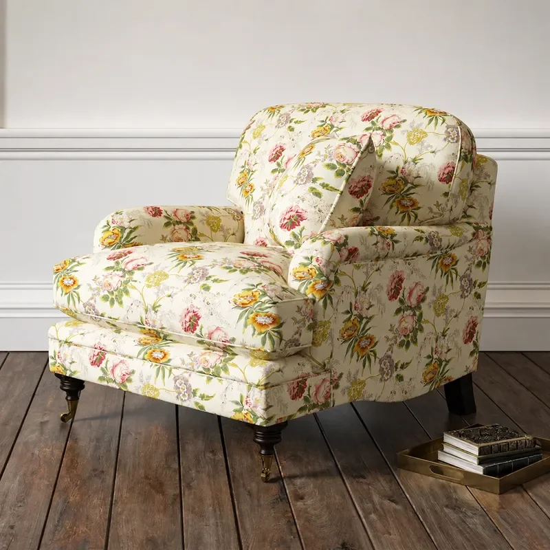 Country Fabric Sofa for Living Room Small Apartment Villa Home Single and Triple Seat Combination Pastoral Style Couch