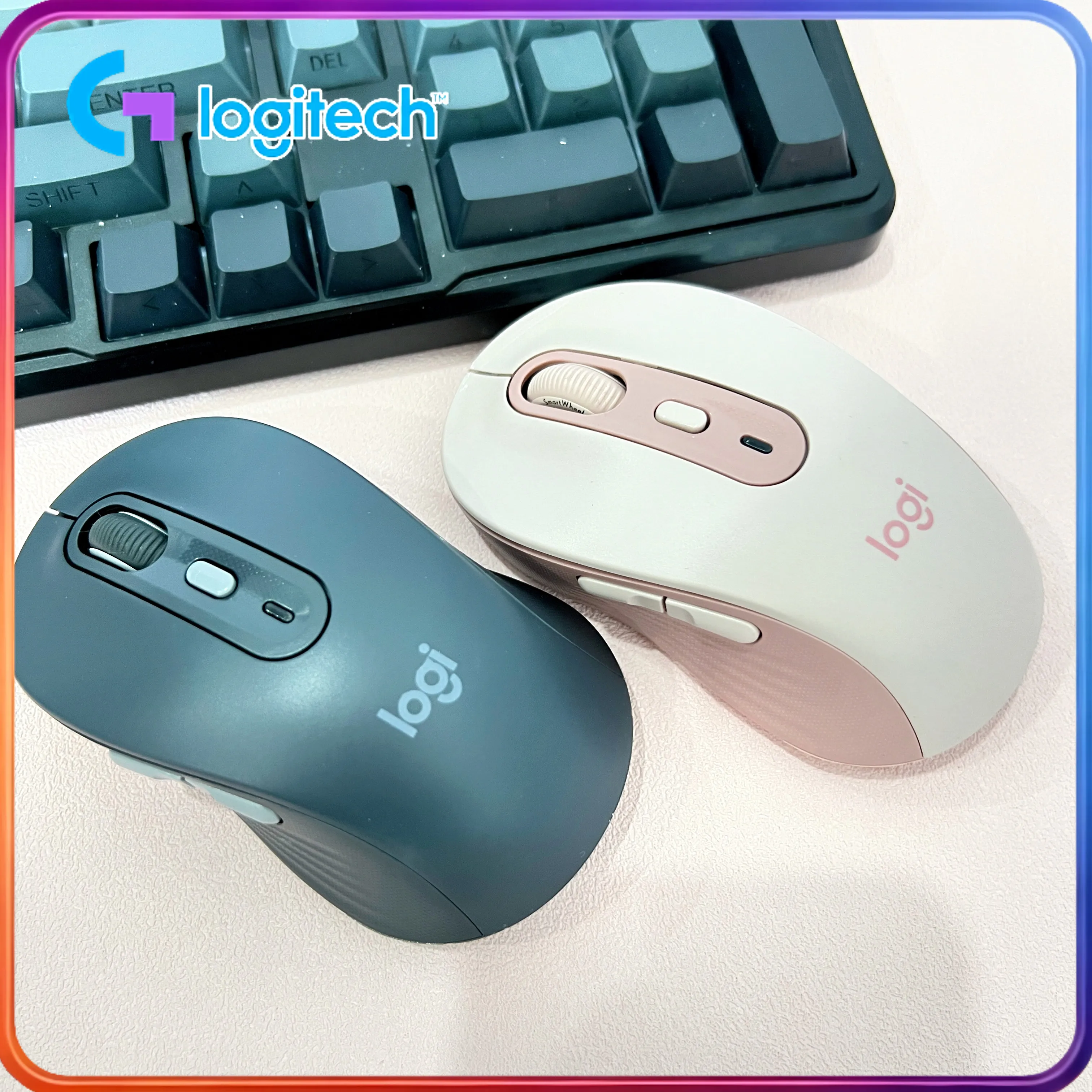 

[Office Essential] Logitech M750 Wireless Mouse: Ergonomic design, silent clicking, and multi-device connectivity.