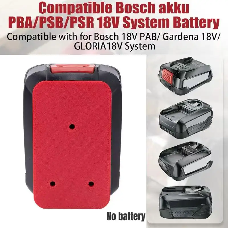 

3/5/10 PCAK для Bosch 18 В зеленая литиевая батарея PBA с фиксированным сиденьем, настенное крепление, держатель для аккумулятора, полка, подставка