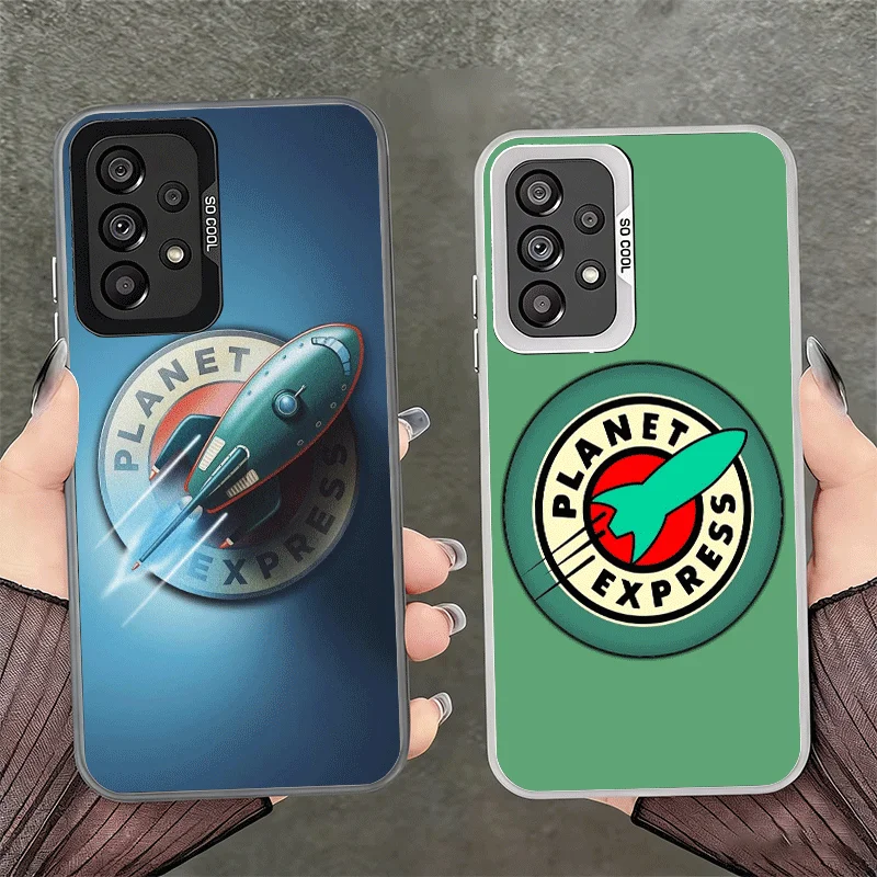 Futurama Planet Express Soft Phone Case for Samsung A17 A16 A15 A14 A13 A57 A56 A55 A54 A53 A37 A36 A35 A34 A33 A26 A25 A24 A23