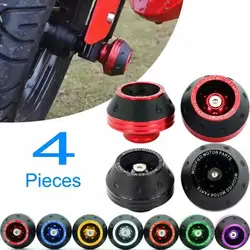 Universal Motorcycle Wheel Protection Crash Pad Motorbike Crash Protectors Alloy Motocross Falling Front Fork Slider Cups