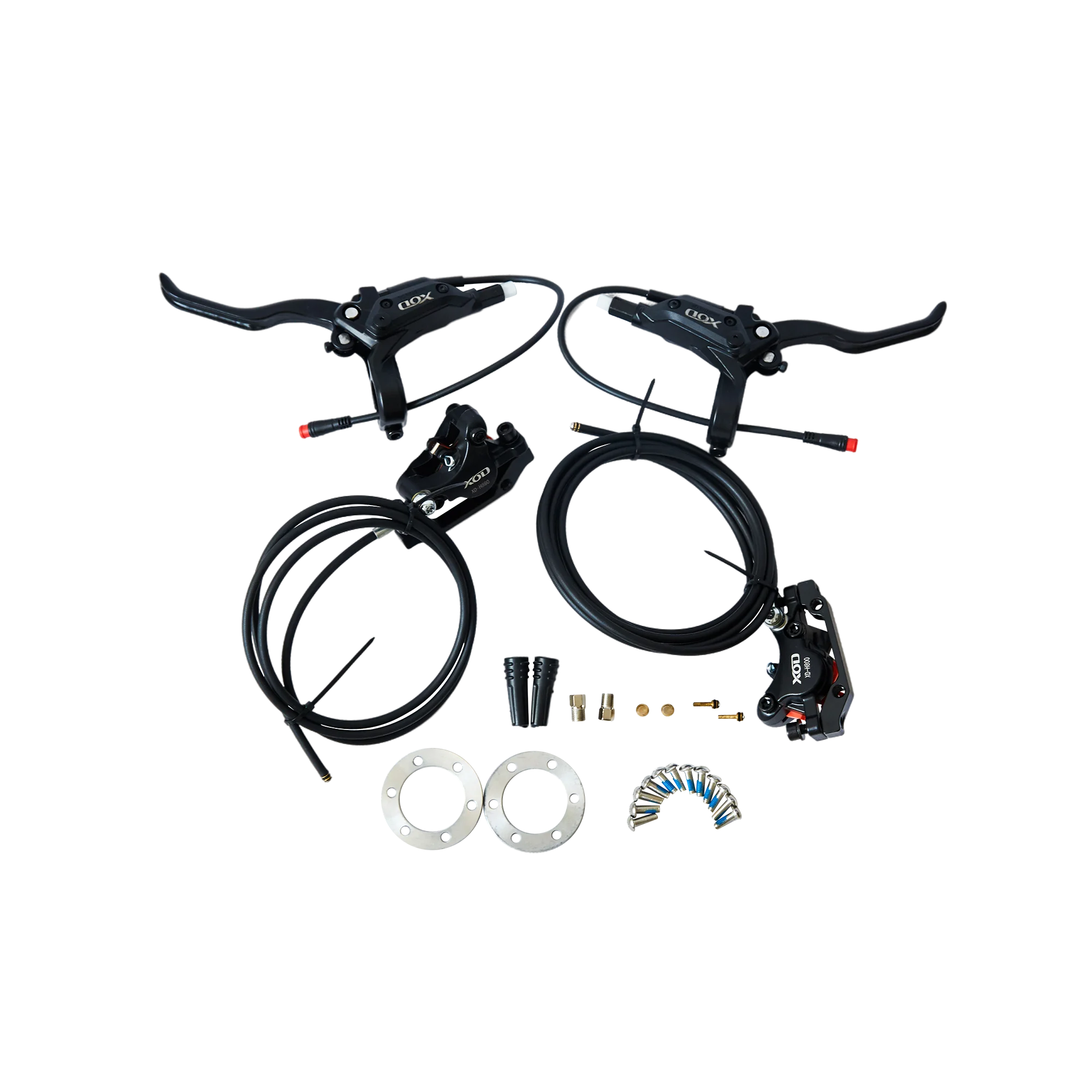 140 160mm Hidden Electric Hydraulic Disc Brake Set Scooter Accessories Left and Right MountZERO 10x Kugoo Dualtron Thunder FLJ