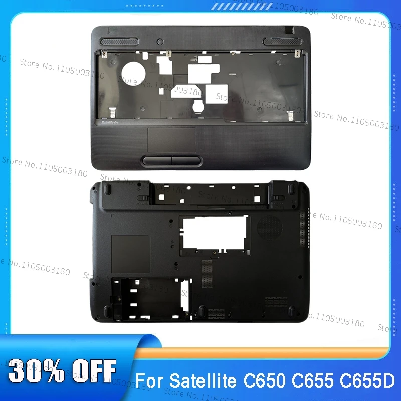 Для ноутбука Satellite C650 C655 C655D задняя крышка ЖК-дисплея/передняя рамка/подставка для рук/нижний корпус/замена петель