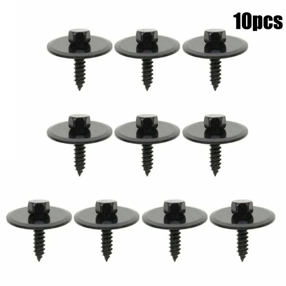 

Car Screws 2019900536 4.8mm Dia Head Hex Metal Sheet 10pcs/Set Accessories Clips Fastener For Mercedes Brand New