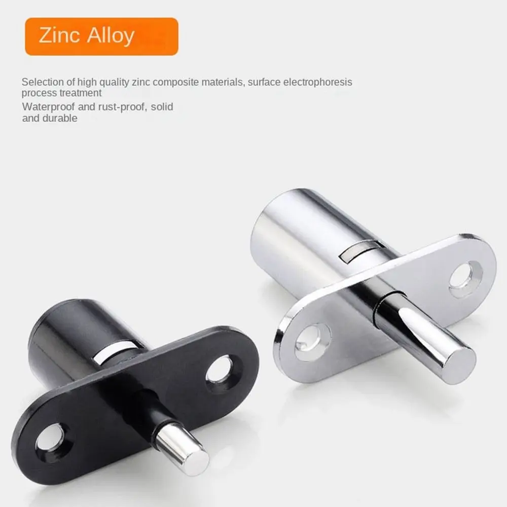 New Zinc Alloy Sliding Door Locks With Keys Lengthening Window Security Lock Antitheft Multifunctional Cabinet Catches Cabinet