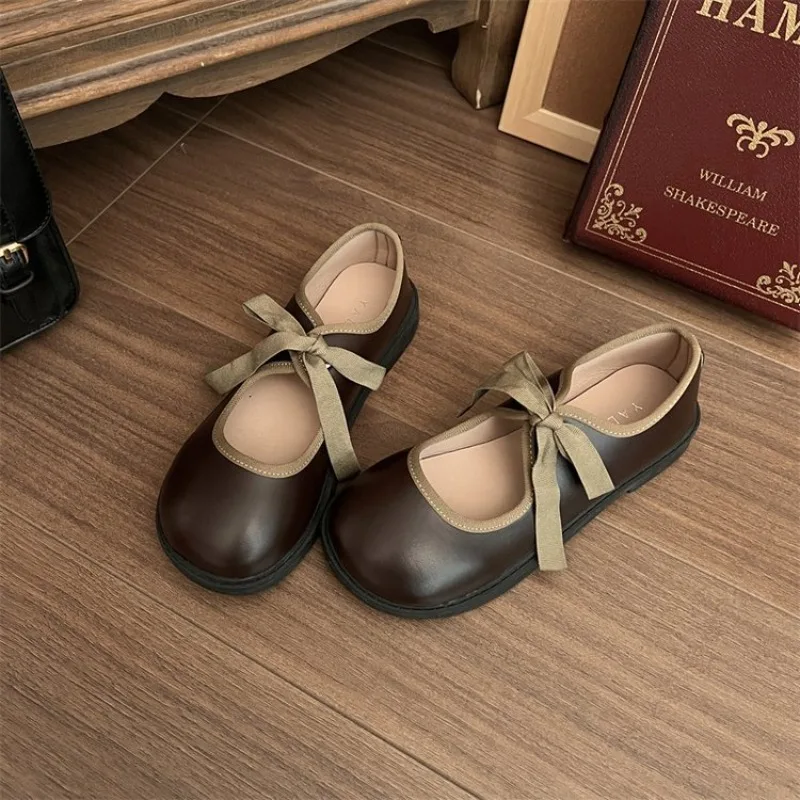 2026 New Women Flats Shoes Summer Moccasin Fashion Creepers Lady Loafers Ladies Lace Up Platform Shoes Mary Jane Shoes