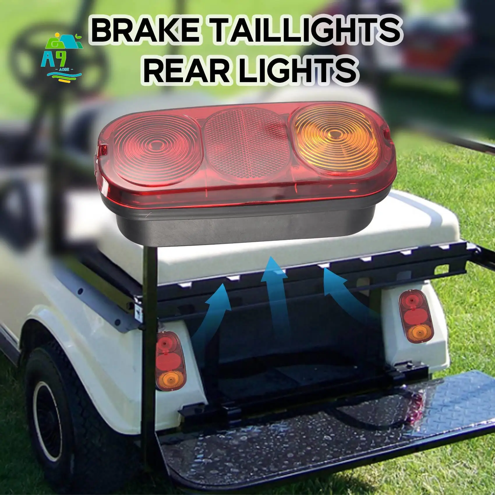 A09E-Excavator Rear Turn Signal Lamp Rear Brake Tail Lamp For JCB 2CX 3CX 4CX Project 12 & 21