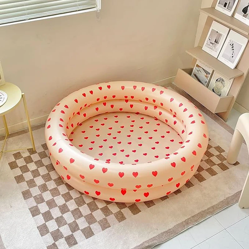 

Inflatable Children's Swimming Pool Indoor & Outdoor Small Paddle Swimming Pool Beach Garden Backyard Swimming Pool