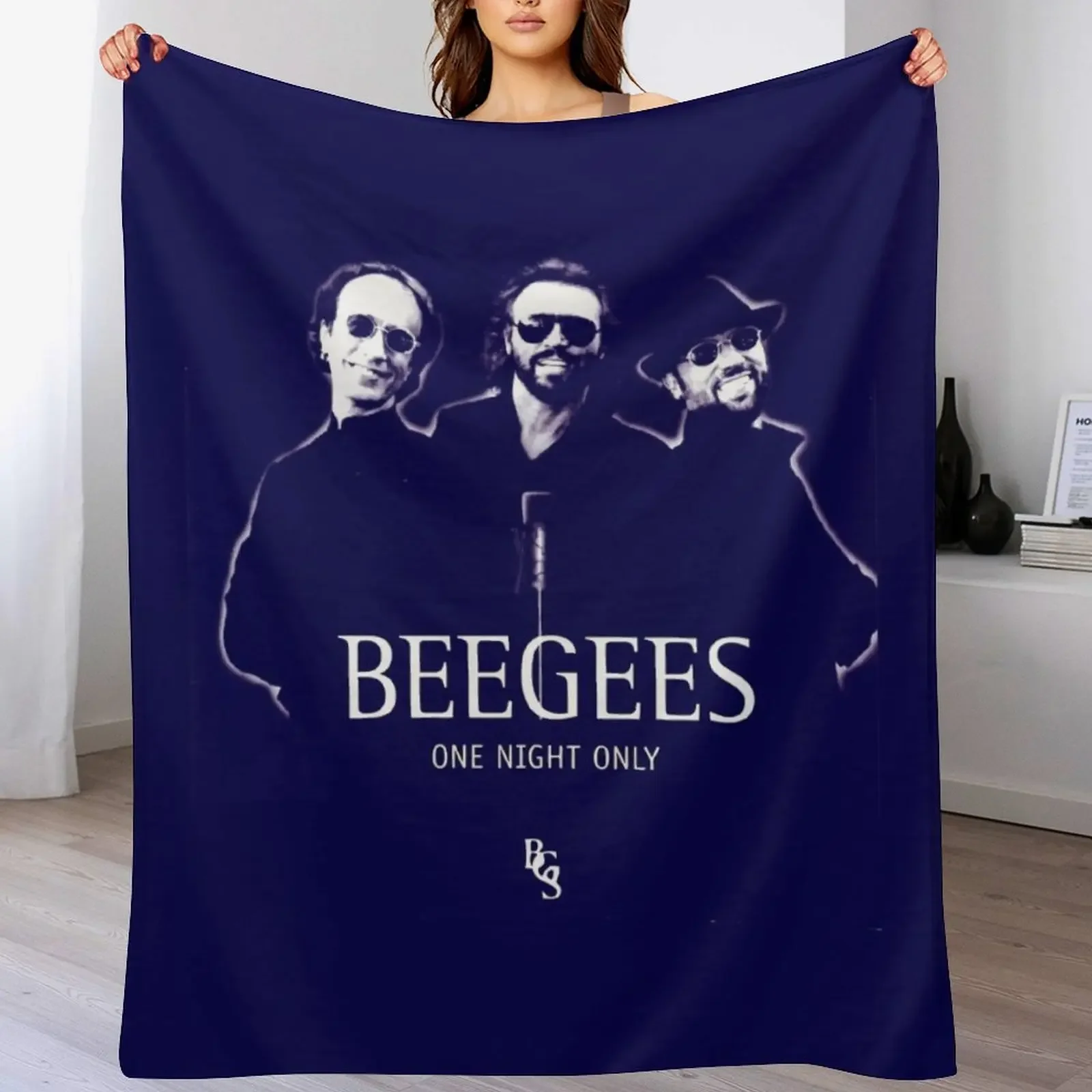 

Bee Gees Band One Night Only Throw Blanket Sofa Quilt Vintage Soft Plush Plaid Thermal Blankets