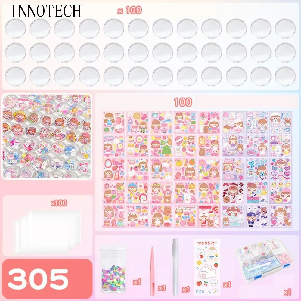 

Набор для изготовления брелоков ручной работы «сделай сам», набор наклеек ручной работы с героями мультфильмов «Гука», акриловая креативная наклейка из материала «сделай сам», наклейка