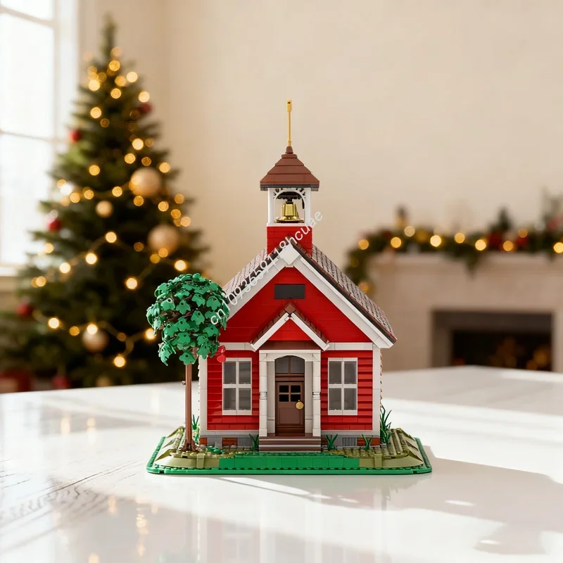 

3855pcs MOC Old Schoolhouse Cityed Model Building Blocks Construction DIY Idea Christmas Gift Education Brick Kids Toys Birthday