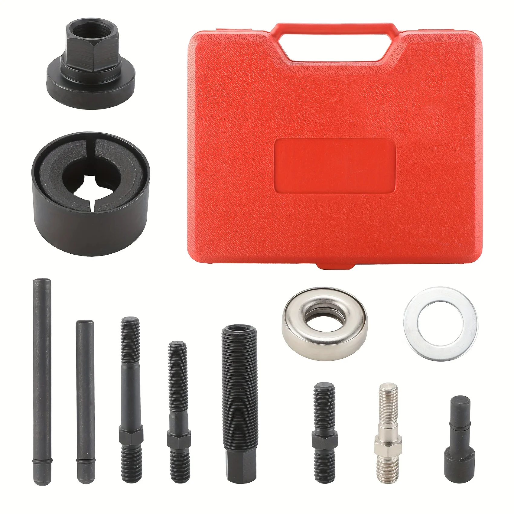 

Power Steering Pulley Puller Installer Kit for Water Pump; Vacuum Pump Pulleys Installation Remover on Most Engines