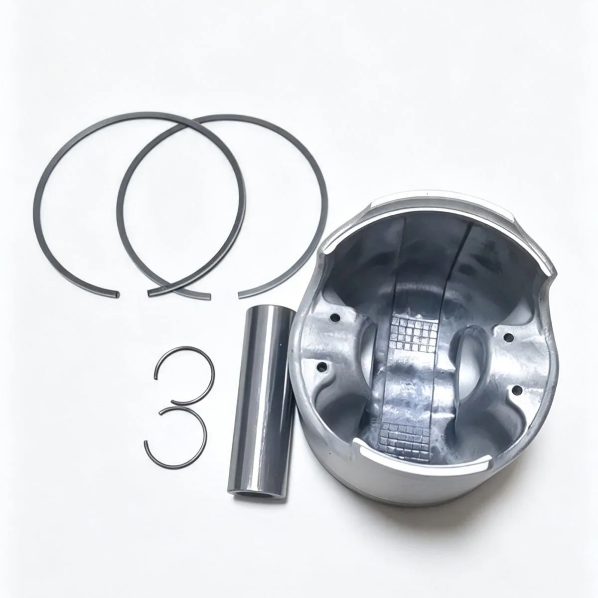 MARINE PISTON RING SET WITH WRIST PIN & CIRCLIPS, REPLACEMENT FOR TAIWAN YAMAHA STYLE JET SKI VX700 XL700 700S