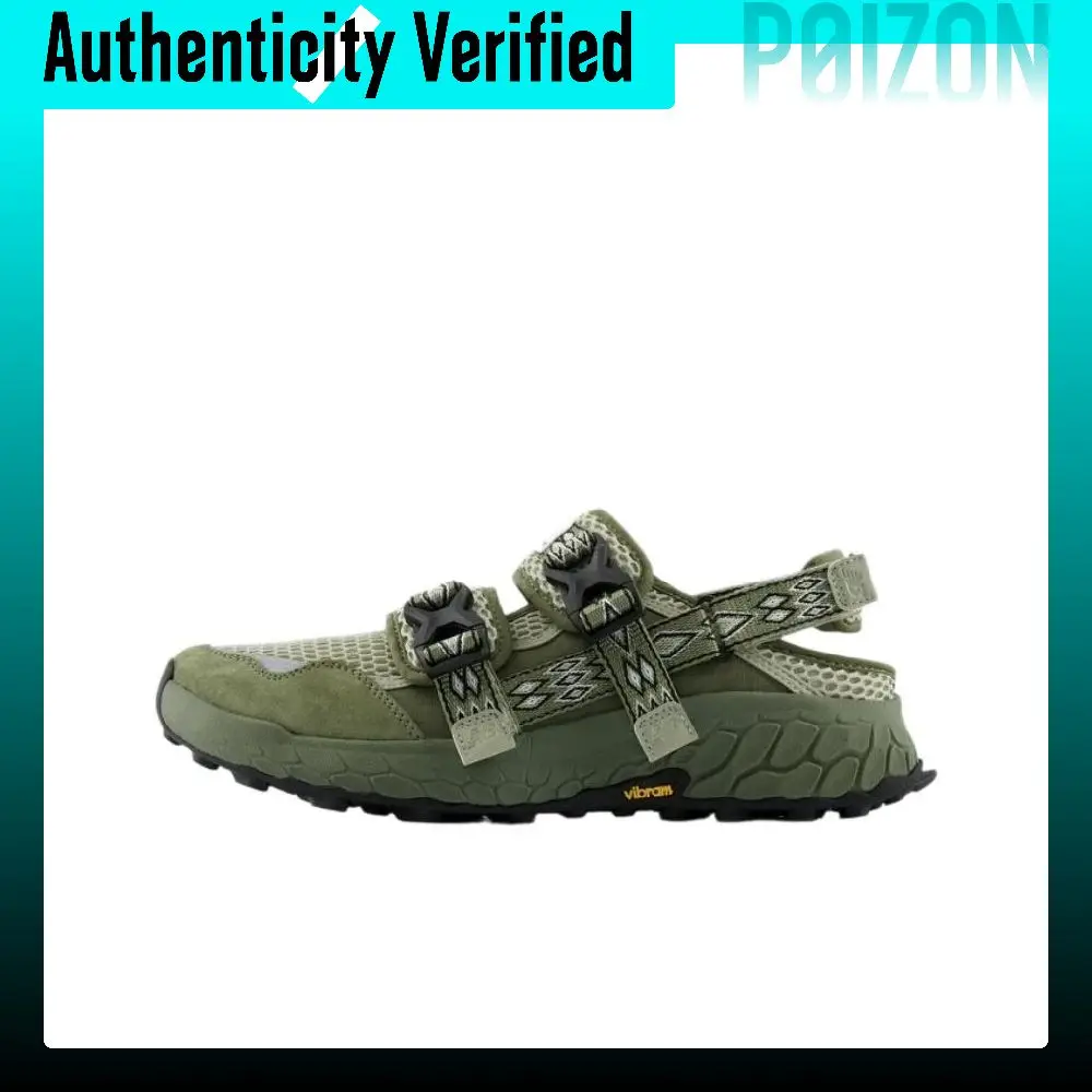 New Balance Hierro Sandal Fabric Lightweight Abrasion Resistant River Trekking Shoes Unisex Light Olive Green UHIES735