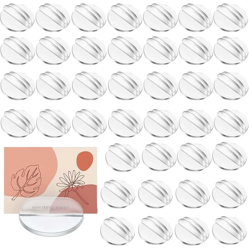 29 pcs Menu Display Stands for Business Meeting Labels, Firm Paper Holding, Compact Mini Size, Multipurpose