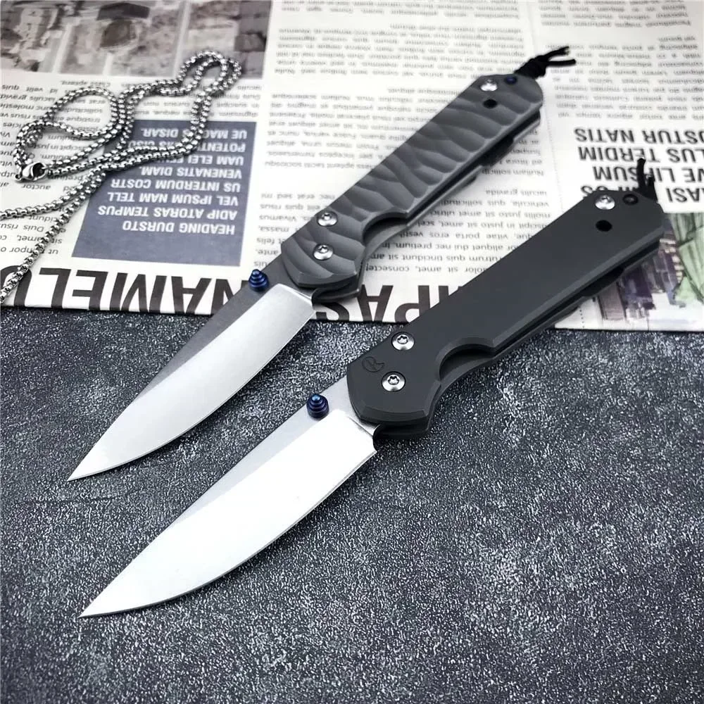 

CR Tactical Cr Folding Knife D2 Blade Titanium Alloy Handle Survival Hunting Camping Fishing Cutter High-Lever Gift