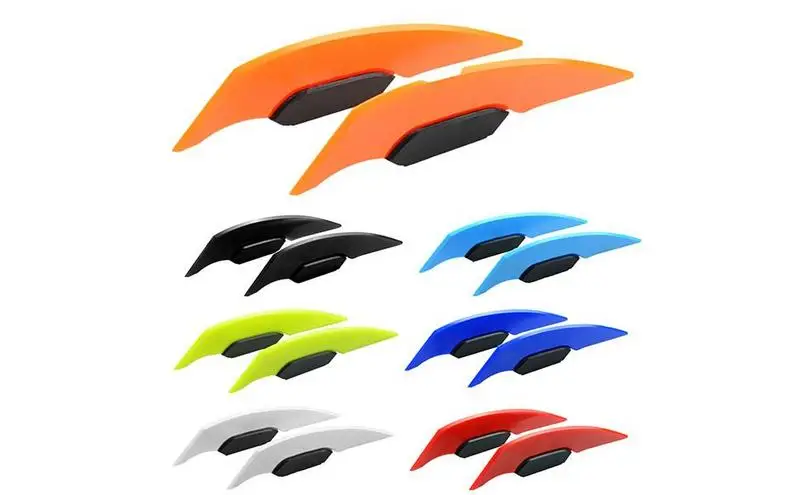 Bike Side Wind Fairings Winglets Aerodynamic Winglets Wing Spoiler Universal Modification Accessory Matte Carbon Fibre Style