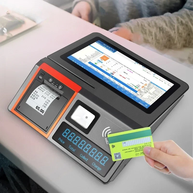 JSJ25 11.6 Inch 8gb Windows Android Nfc Cash Register Terminal Equipments Tablet Pos Systems Machine for Supermarket