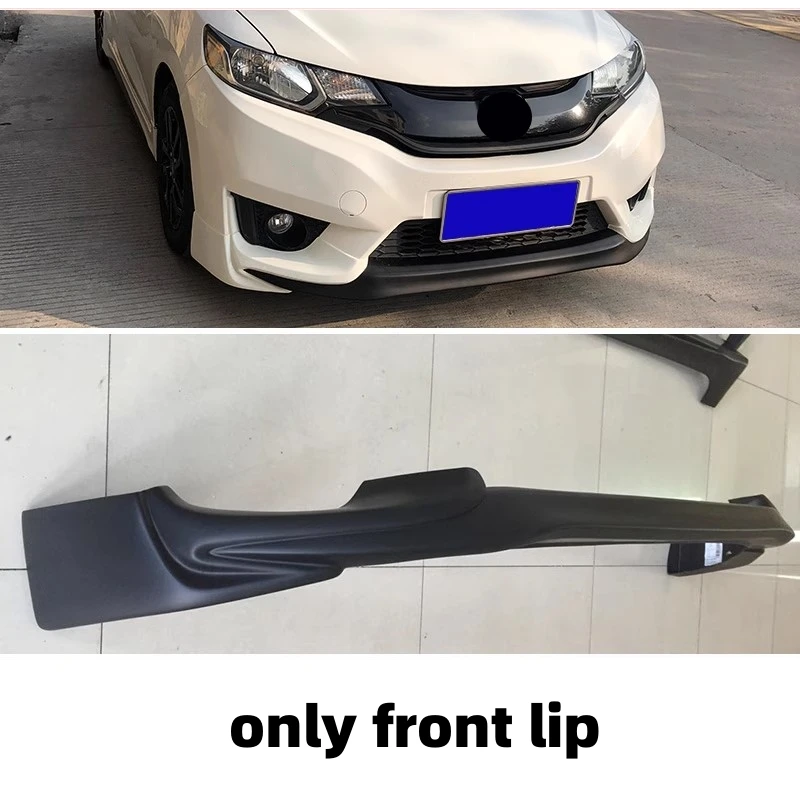 Front Shovel Rear Lip with Lamp Side Skirts for Honda FIT JAZZ 14 15 16 17 Modified Unpainted Car Body Kit