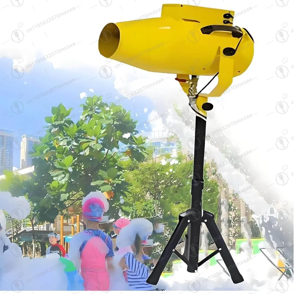 1000W Large Foam Machine - Foam Maker Cannon with 5 Foam Particle Bags Adjustable Angle, Suitable for Backyard Pool Parties