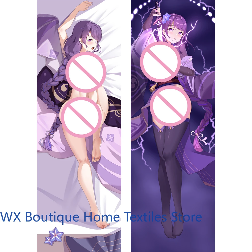 

Genshin Impact Raiden Shogun Beelzebul Dakimakura аниме тело косплей двухсторонняя наволочка с принтом