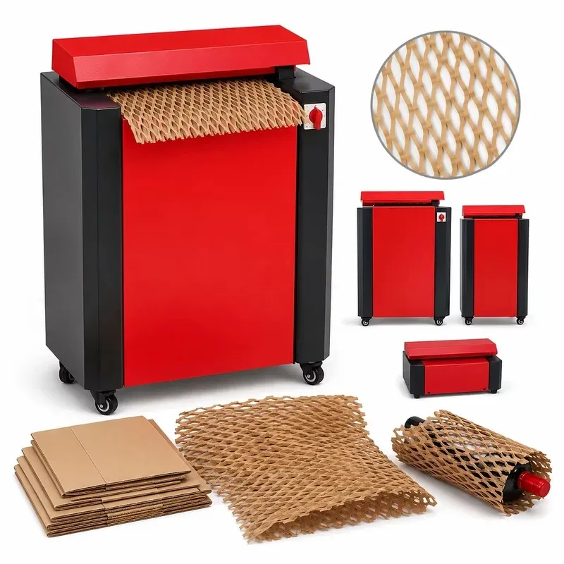 Heavy Duty Paper Shredder Box Shredder for Honeycomb Packing Cushion Production Machine