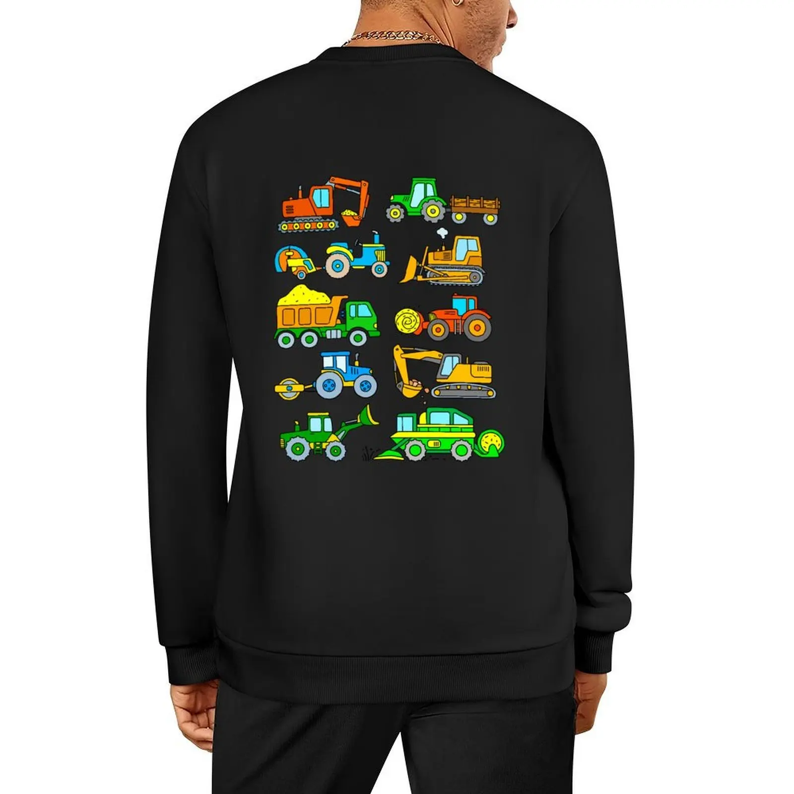 

Diggers Tractors for Kids Pullover men's clothing clothes for men tracksuit men clothing anime sweatshirt