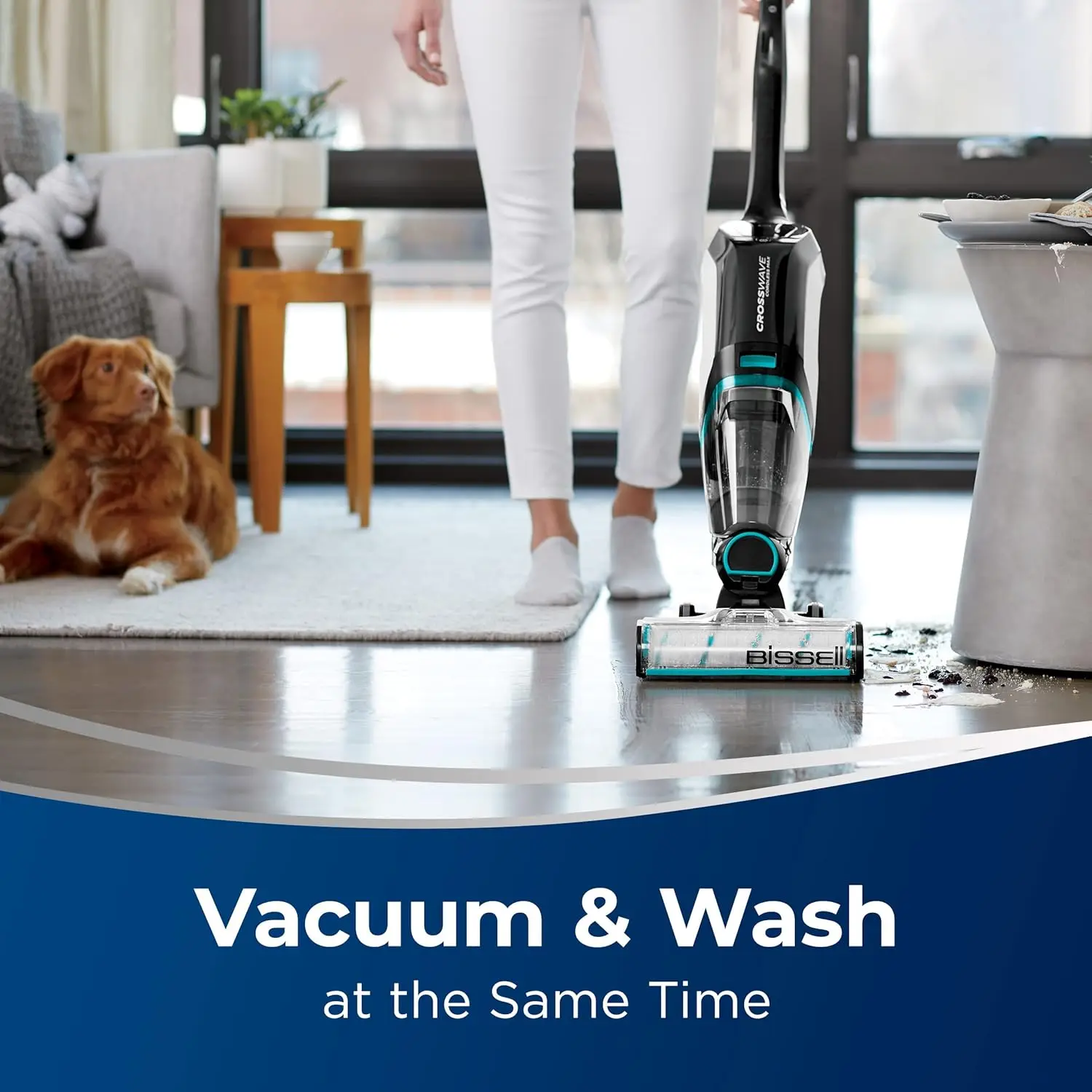 Cordless Max All in One Wet-Dry Vacuum Cleaner and Mop for Hard Floors and Area Rugs, Black, 2554A