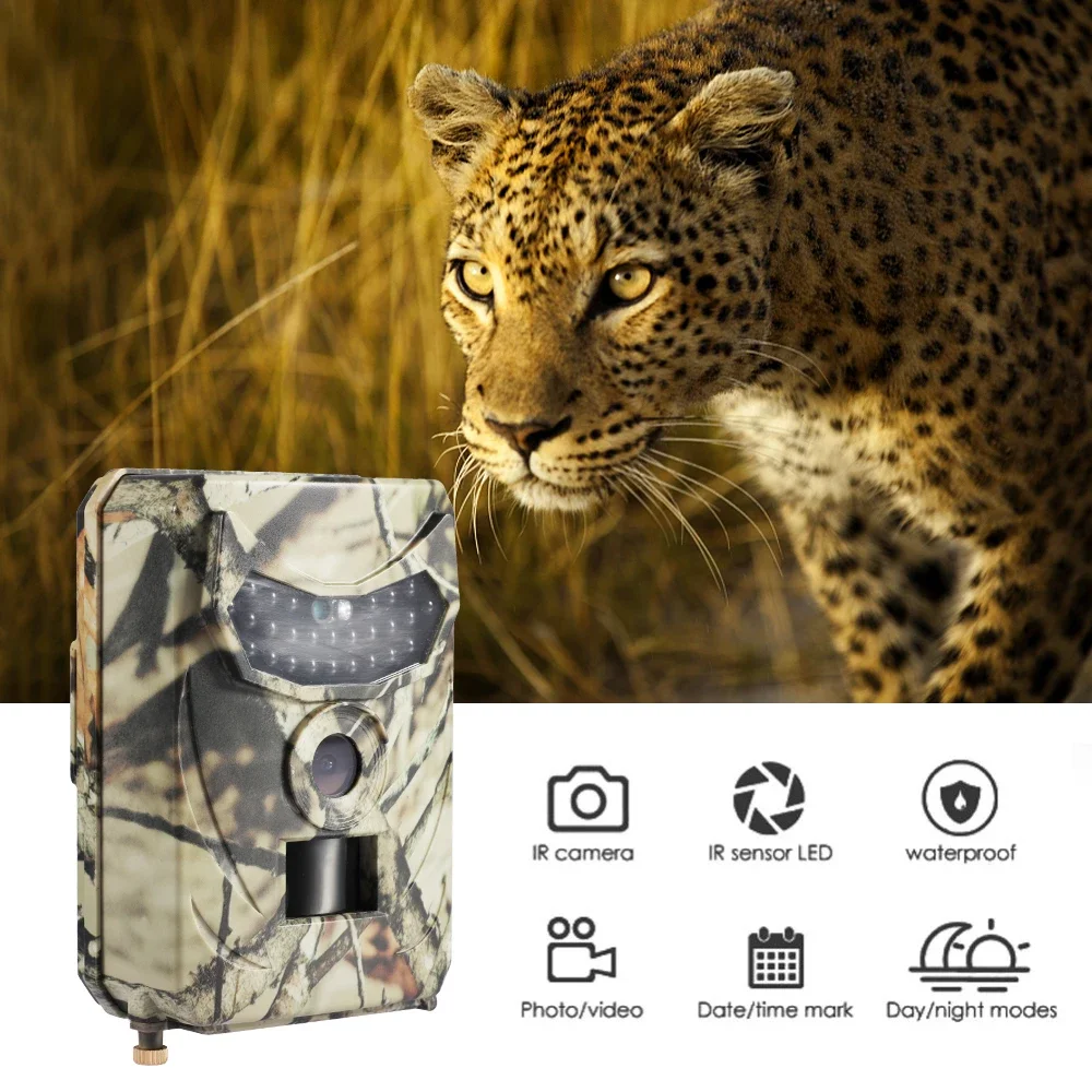 Outlife PR-100 Trail Camera: Waterproof Wildlife Outdoor Night Vision, Photo Traps, Video 1080P