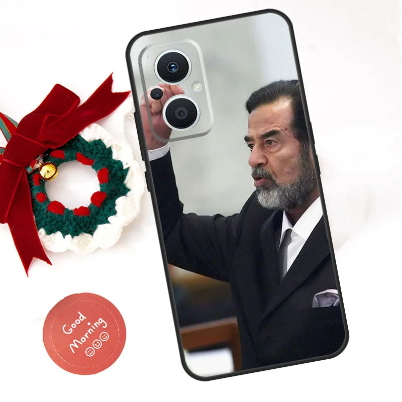 Saddam Hussein Iraq Arabic For OPPO Find X5 Lite X6 Pro X2 X3 Neo OPPO Reno 11F 10 11 Pro 4Z 5Z 8T 4 5 6 8 7 Lite Case