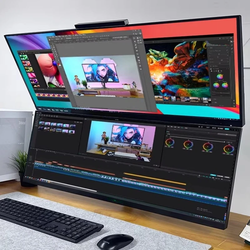 

hairtail screen 40-inch 4K monitor IPS dual screen P40UG upper and lower split screen