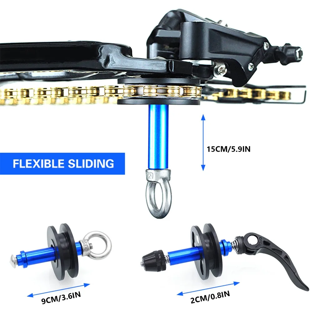 

Держатель цепи для велосипеда из алюминиевого сплава, быстросъемный, 108 мм, легкий, имитация втулки, для крепления цепи