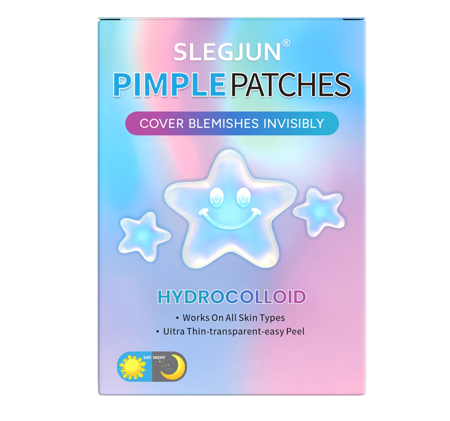 240 قطعة من ملصقات حب الشباب على شكل نجمة خفيفة وغير مزعجة لتغطية حب الشباب والعيوب، وملصقات حب الشباب على شكل نجمة تغطي بشرة الوجه