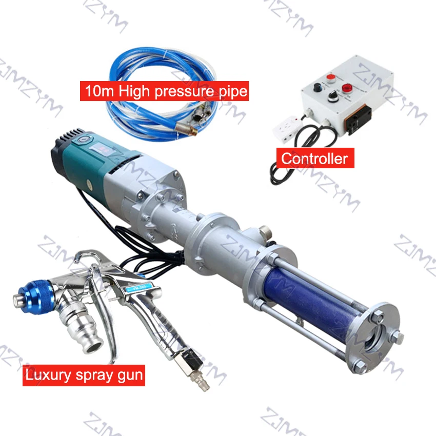 220V 2200W High Power Real Stone Paint Spraying Machine Spray Gun Putty Conveying Waterproof Spraying Machine Coating Machine