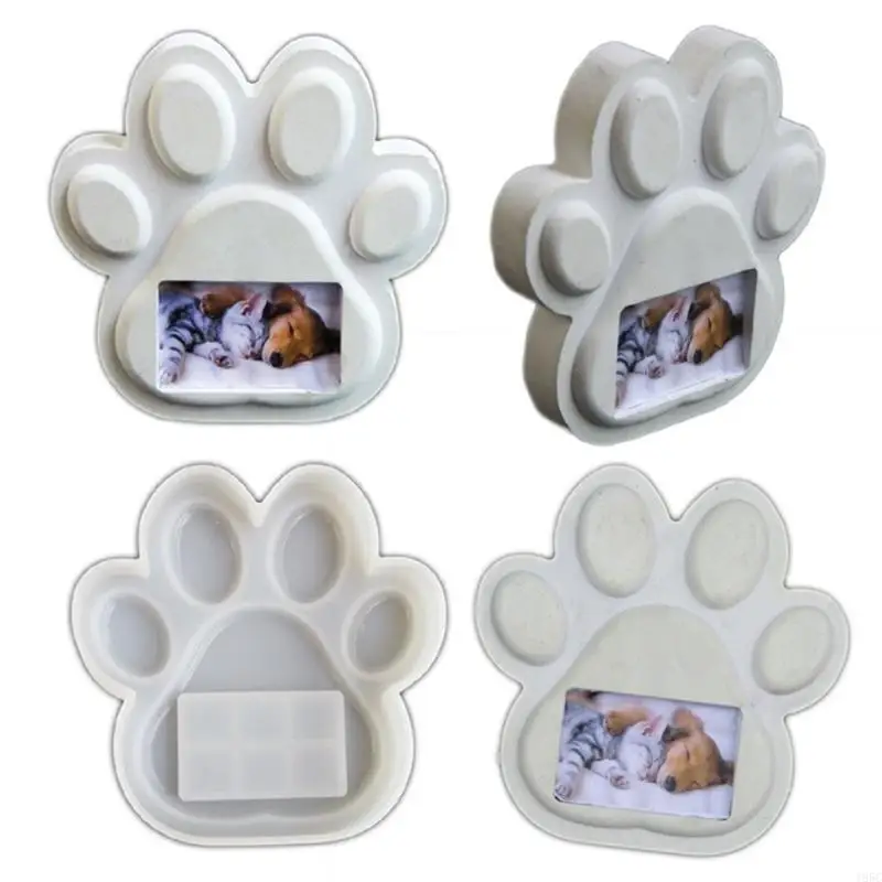 195C Easy to Use Pet Pawprint Mold Convenient Pet Frame Mold for Display or Gifting