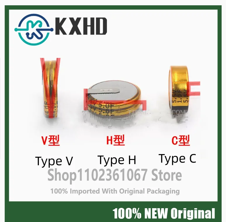 Farah capacitance 5.5V 0.33F/0.022F/0.047F/0.1F/0.33F/0.47F/1.5F/1.0F/4.0F/5.0F C/v/H double layer capacitance