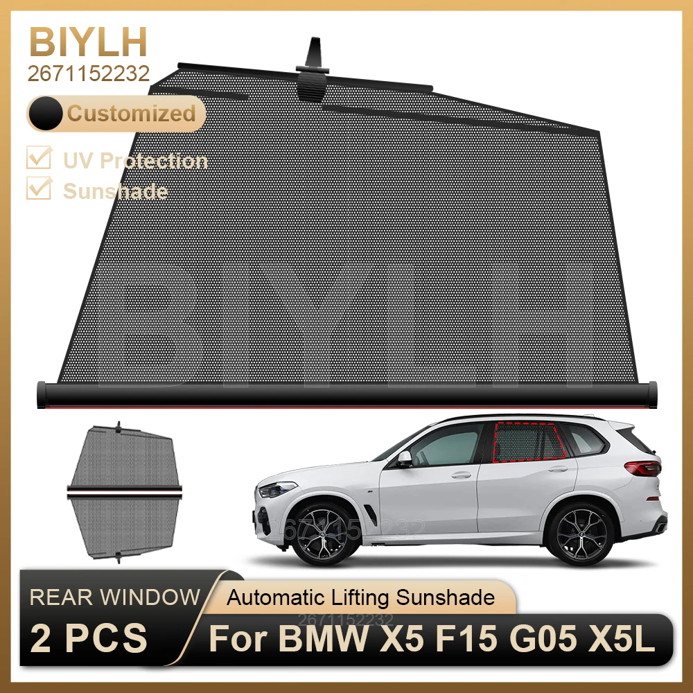 

4/2Pcs Heat Shield For BMW X5 F15 G05 X5L Side Windshield Sunshade Customized Fit Car Sunshade UV Protection Auto Accessories