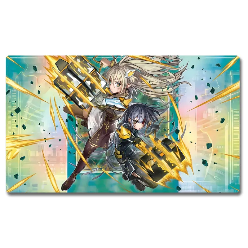 Yugioh Sky Striker Mecha - Widow Anchor Play Mat Yu-Gi-Oh! TCG OCG Trading Card Games Mat Duel Plate Rubber Card Mat Mouse Pad