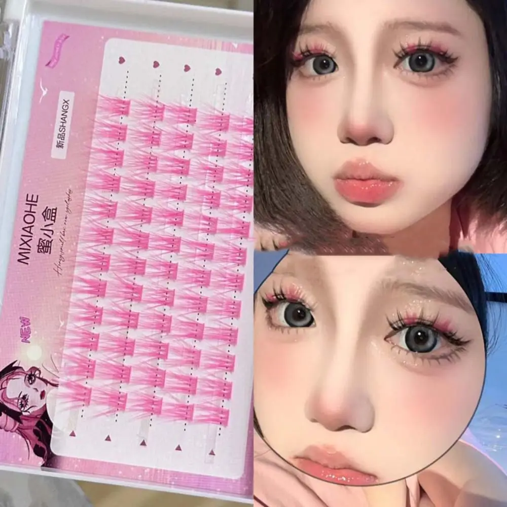 

60Clusters Individual Cluster Eyelashes Lashes Extension DIY Fluffy False Eyelashes Long Lasting Cosplay Props