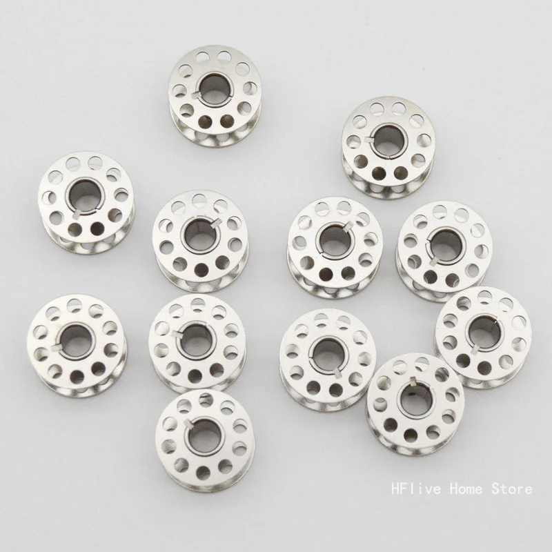 5PCS Sewing Machine Bobbins Case and Metal Bobbins Spool Suitable DIY Sewing Accessories for Household Sewing Machine