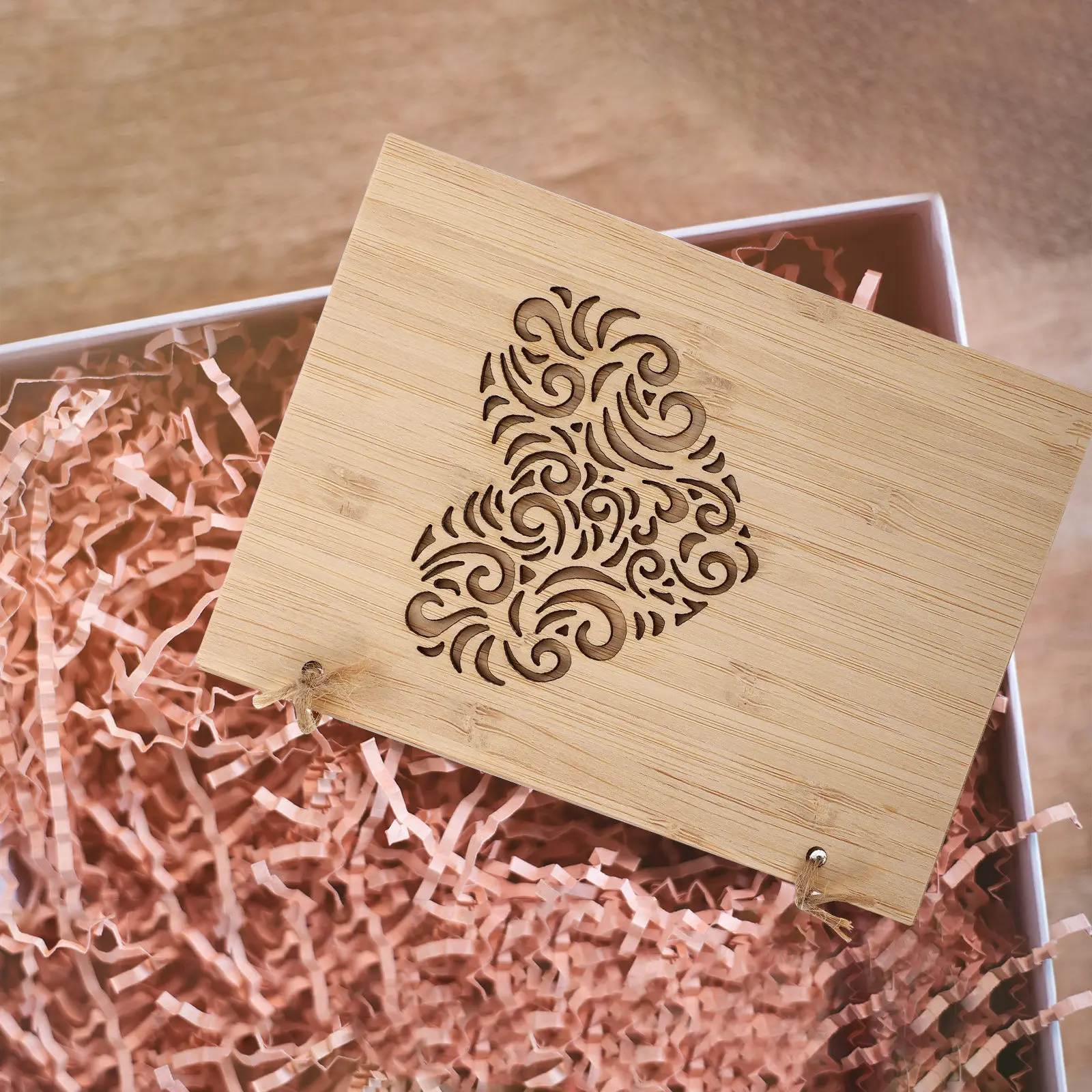 

1 шт. Деревянная открытка с благодарностью, изящная поздравительная открытка для дня рождения, Дня матери, креативная, полезная, маленькая карточка для сообщений.