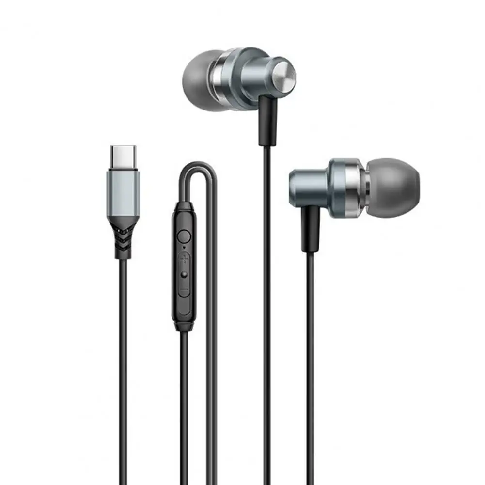 In-ear Earbud  Portable Multiple Noise Reduction Ergonomic Design  Type-C HiFi Sound Effect Wired Headphone Home Supply