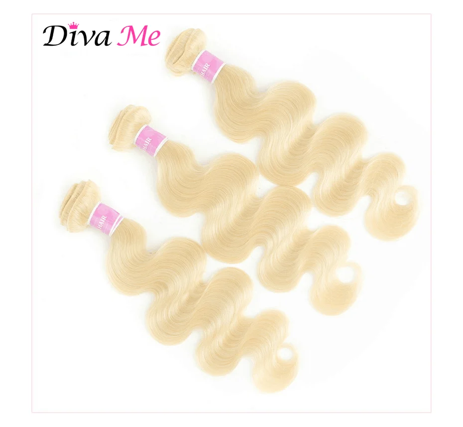 30 32 34 36 38 Zoll Lange Haarverlängerungen Echthaar-Bündel 613 Blond Glattes Haar Remy Brasilianische Body Wave 1 Bündel-Set – Detail 4
