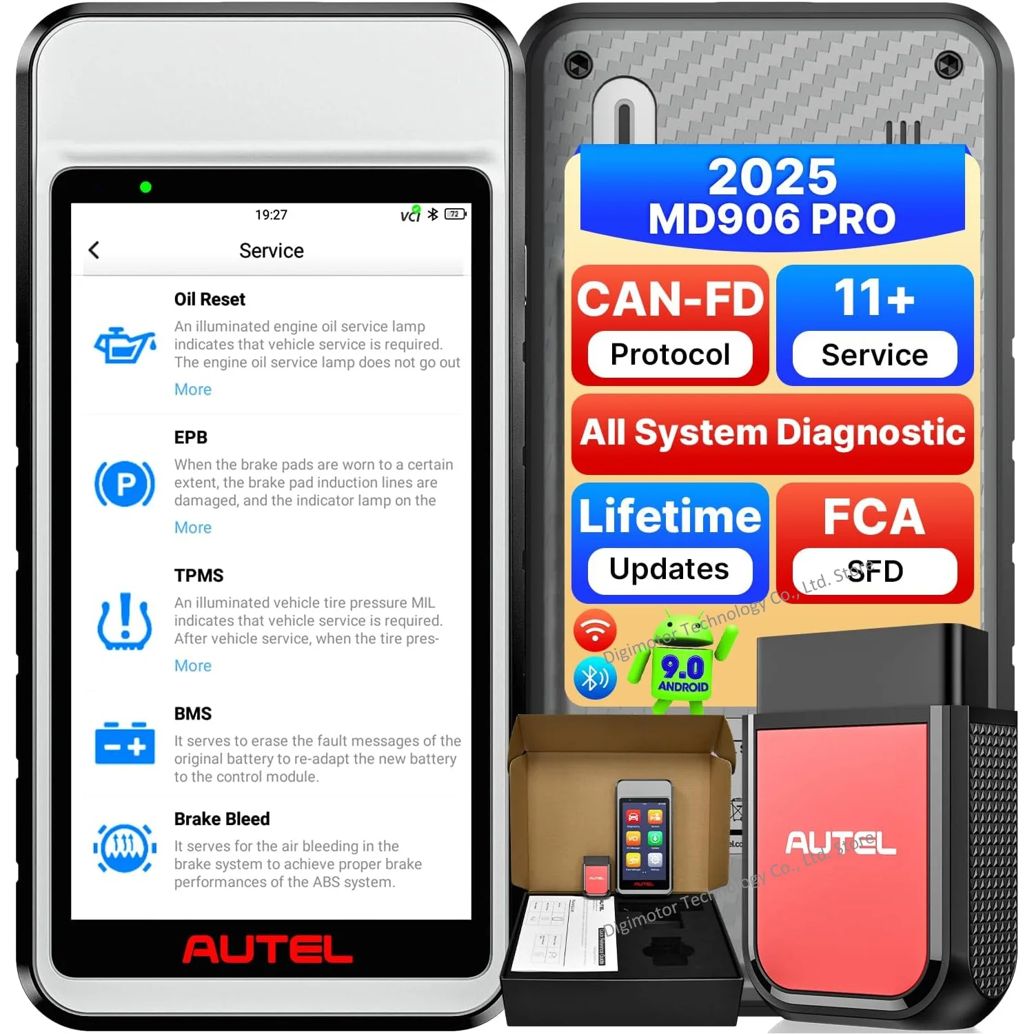 Autel MaxiDiag MD906 PRO – Najnowszy skaner diagnostyczny OBD2 z obsługą CAN FD dla profesjonalistów i entuzjastów samochodów