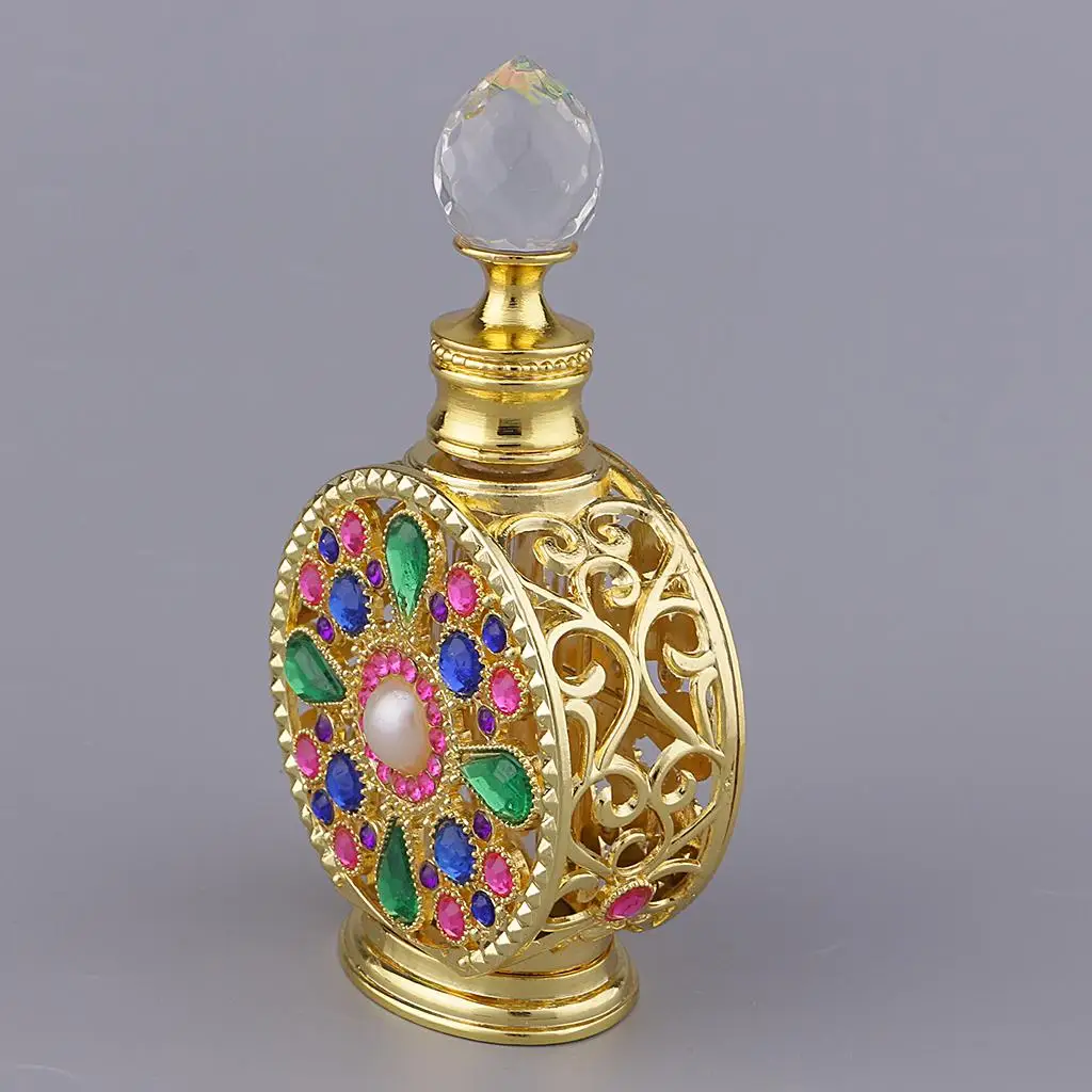 10ml ouro vintage vidro vazio perfume spray garrafa atomizador ferramentas recarregáveis